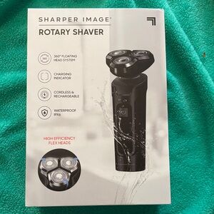 Sharper Image Black Rotary Shaver